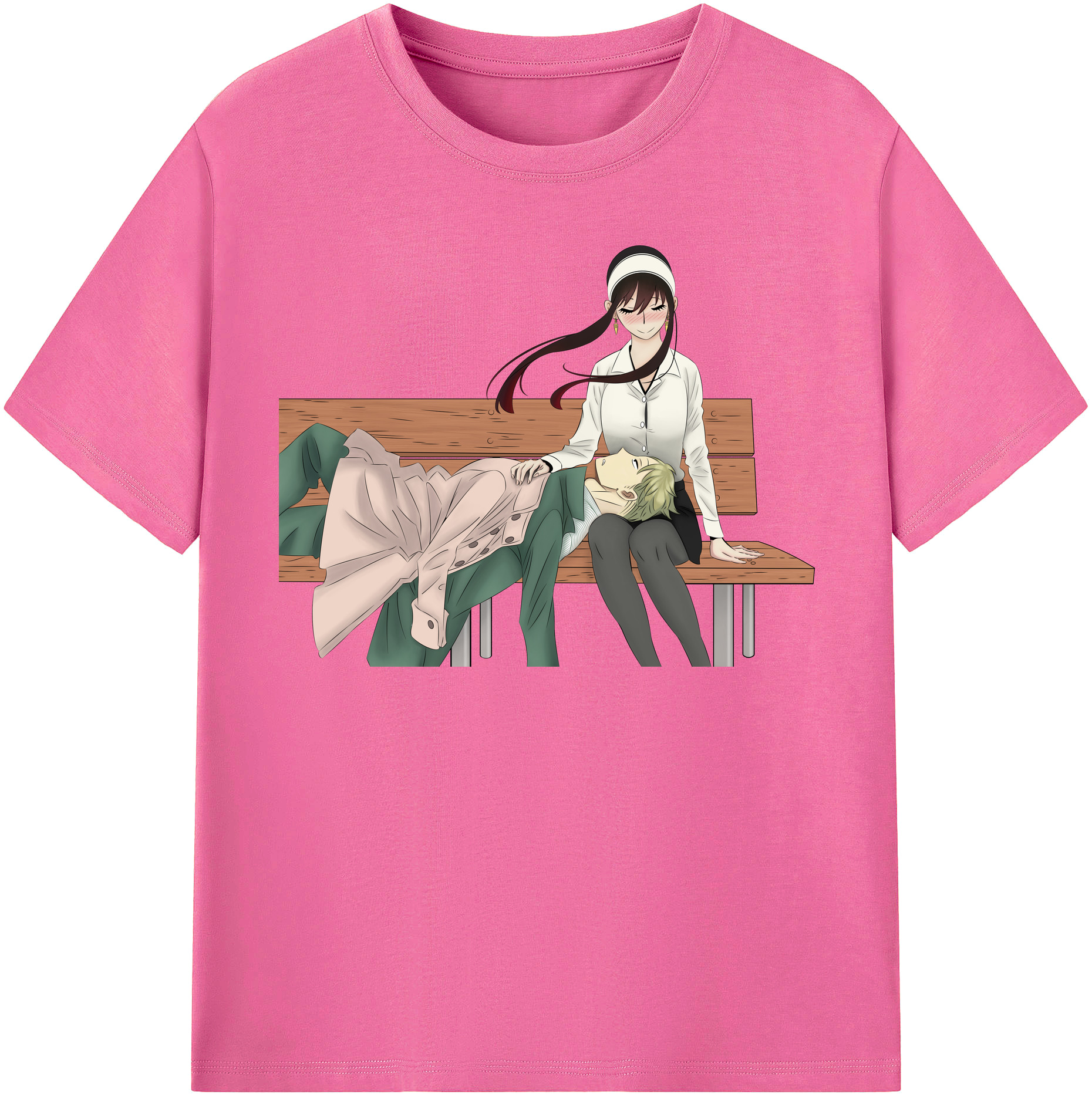 （画像用） SPY×FAMILY间谍家家酒 レディースカジュアルプリントTシャツ（綿100％）